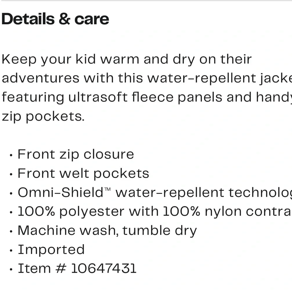 Columbia Kids' Birch Falls II Overlay Jacket